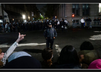 Indictment of 40-year-old for burning Israeli flag during Columbia University protest in April