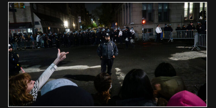 Indictment of 40-year-old for burning Israeli flag during Columbia University protest in April